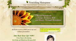 Desktop Screenshot of nourishingmenopause.com